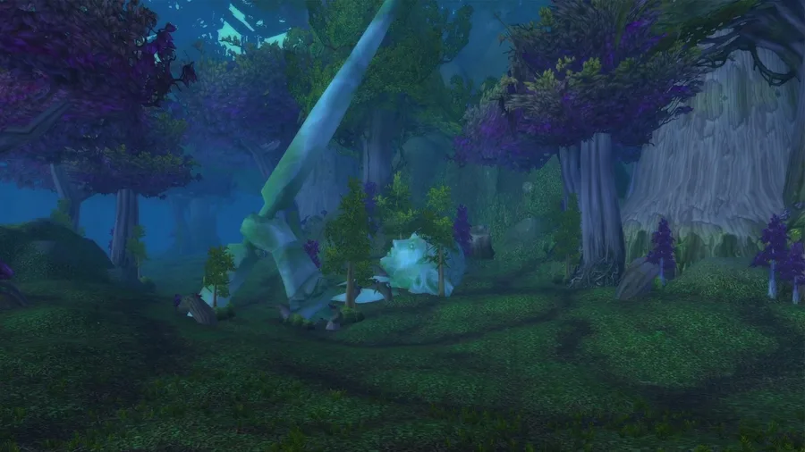 Beneath the ancient trees